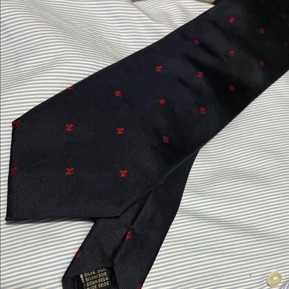 Ferrari Black Tie with Red Accents - Picture 1 of 3